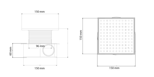 Душевой трап Boheme Smart Design 984-15-MG - фото 2