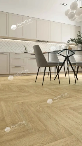 SPC ламинат Alpine Floor Parquet Premium ECO 19-3 MC Дуб Ваниль Селект толщина 0.8 см 43 класс 600х125 - фото 5