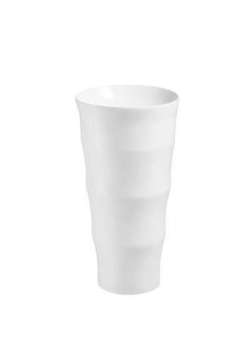 Раковина из сантехнического фарфора Cerutti SPA CT7834 42х42 напольная цвет белый без отверстий под смеситель