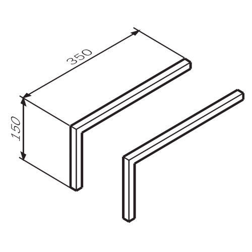 Ножки для тумбы Am.Pm Func M8FLEGS-C015GM - фото 2
