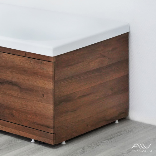 Экран под ванну Alavann Rita 75 см ALV0768003 торцевой МДФ коричневый - фото 3