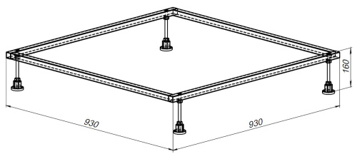Каркас для поддона Allen Brau 8.00002 - фото 3