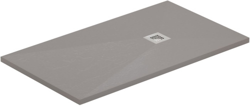 Душевой поддон Allen Brau Priority 8.31008-PGM 140х80 искусственный камень серый без каркаса - фото 2