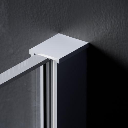 Душевая перегородка Am.Pm Func W84WI-90-F1-MTE 90х200 стекло прозрачное профиль хром глянцевый - фото 4