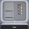 Зеркало с подсветкой и антизапотевателем Uperwood Modul 3049345673 100х80 подвесное