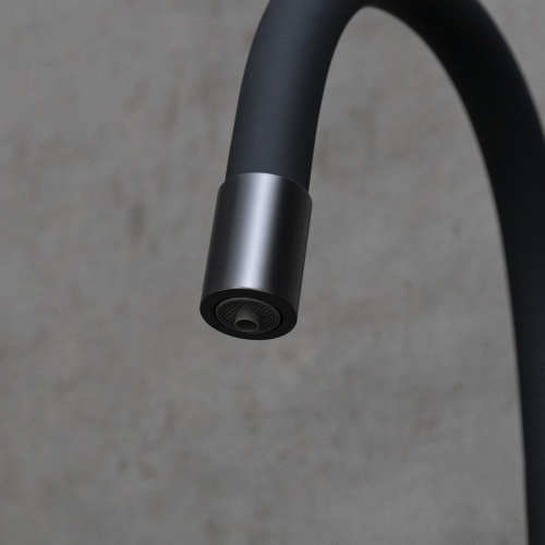 Смеситель для кухни LeMark Expert LM5083BL-Black на мойку черный - фото 5