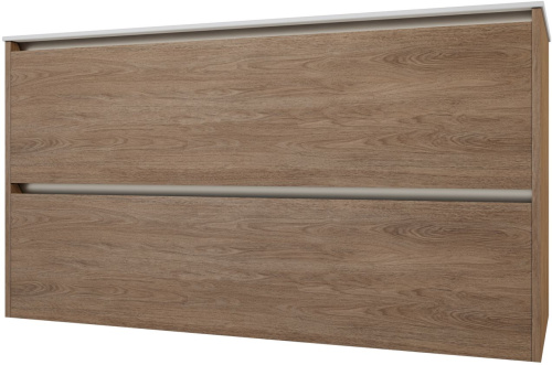 Тумба под раковину Allen Brau Activity 1.34015.NO 120х46х65 подвесная цвет зеленый/темное дерево - фото 2