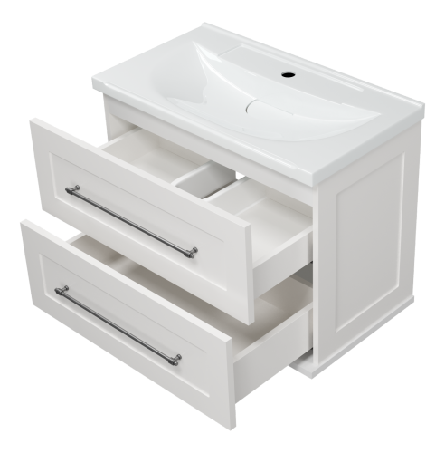 Тумба под раковину Misty Марта П-Мрт09070-011Пр 70х41х52 подвесная - фото 4