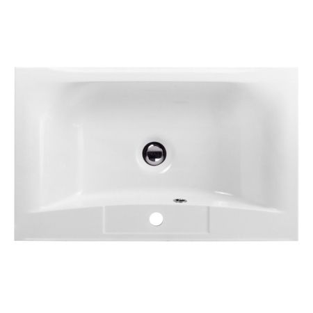 Раковина из искусственного камня BelBagno BB650/450-LV-MR-PR 70х50 накладная цвет белый 1 отверстие под смеситель