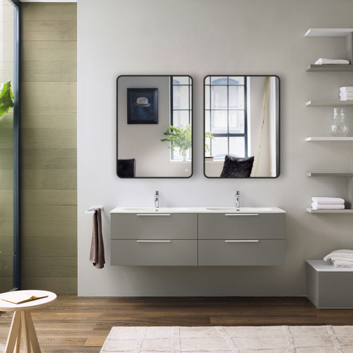 Зеркало в ванную Vincea VLM-3VC500B 50х70 цвет черный