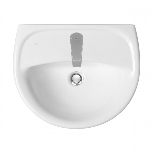 Раковина из сантехнического фарфора Jika Lyra 8142700001049 50х41 подвесная цвет белый 1 отверстие под смеситель - фото 5