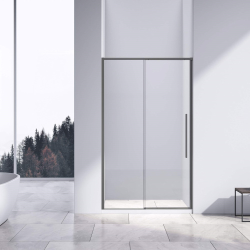Душевая дверь Vincea Slim-N VDS-4SN140CLGM 140х195 стекло прозрачное профиль вороненая сталь