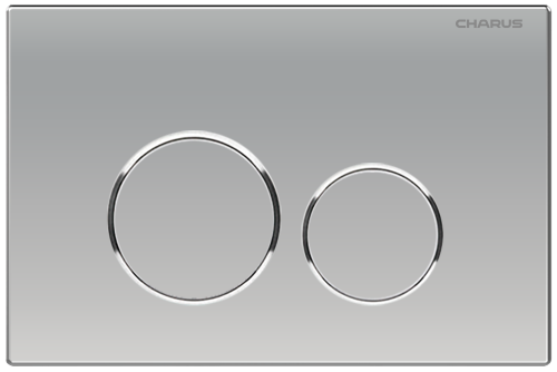 Клавиша смыва механическая CHARUS Spazio FP.330.46.01 цвет хром матовый