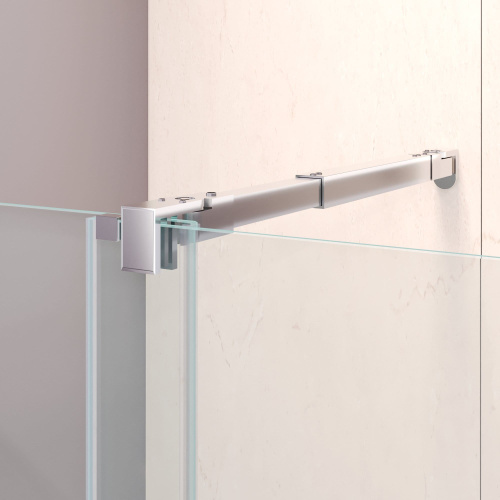 Душевая шторка на ванну RGW Screens 06114609-11 90х150 стекло прозрачное профиль хром глянцевый ориентация универсальная - фото 3