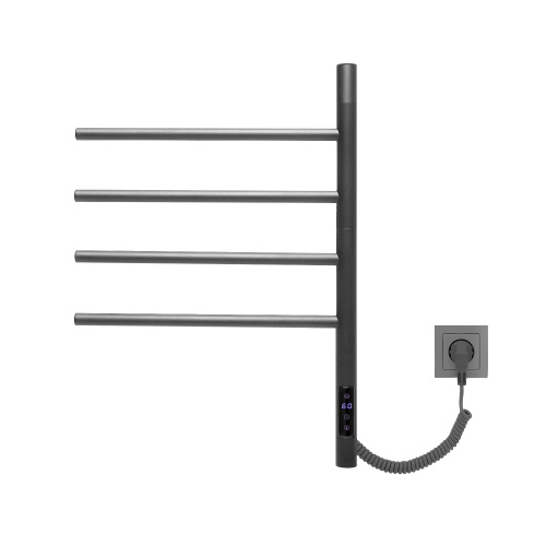 Полотенцесушитель Vincea VTD-1S1CGE 43х60 электрический графит - фото 2