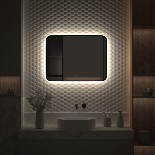 Зеркало в ванную Defesto AURA DF 2967SH 80х60 - фото 5