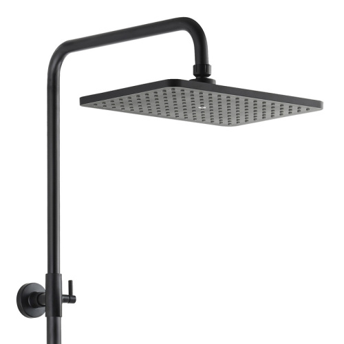 Душевая стойка Bond Cube B03-9488 настенная цвет черный матовый с термостатом - фото 5