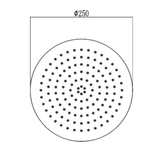 Верхний душ Savol S-YDP02L сатин - фото 3
