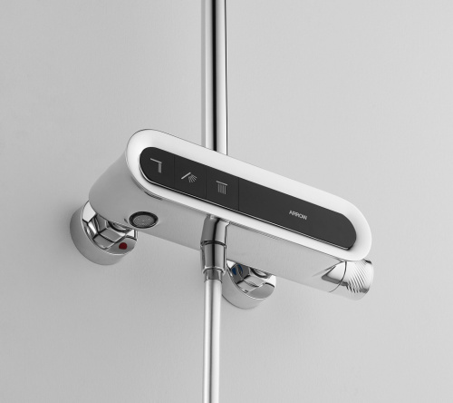 Душевая стойка Arrow AMG13S869ACP настенная цвет хром с термостатом - фото 3