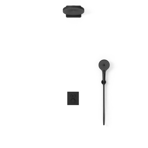 Душевая система Vincea VSFW-3I21T1MB встраиваемая в стену с термостатом - фото 3