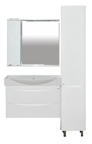 Зеркало-шкаф Misty Элвис П-Элв-01085-011Л 83х15х74 подвесной - фото 3