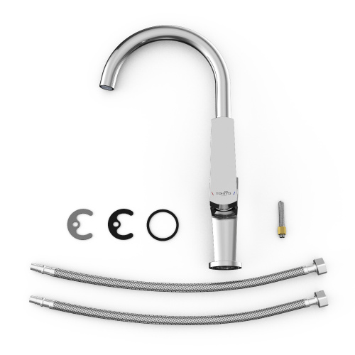 Смеситель для кухни Tokito SENDAL TOK-SEN-1013 на раковину хром - фото 4