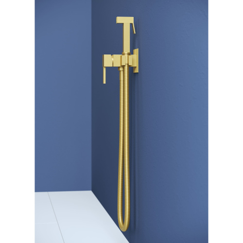 Гигиенический душ со смесителем RGW Shower Panels 581408212-06 золото - фото 4