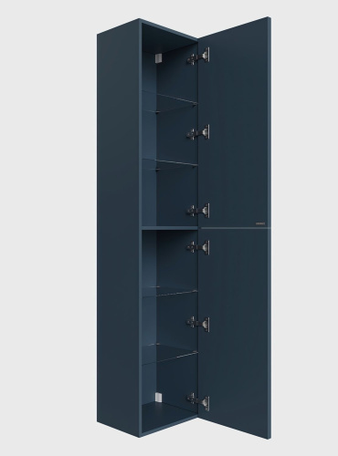 Шкаф-пенал Allen Brau Eclipse 2.0 1.E1005.BGM 2.0 40х32х180 подвесной цвет синий/серый - фото 2