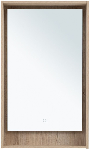 Зеркало в ванную Aquanet Милан 00336402 50х83 цвет светлое дерево - фото 2