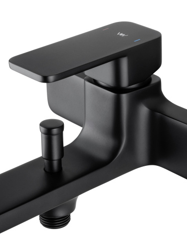 Смеситель для ванны Wonzon & Woghand Arnie WW-693101-MB настенный черный - фото 4