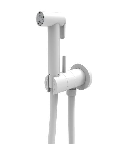 Гигиенический душ со смесителем Graffio Stella KSPAT101-07BIO белый - фото 2