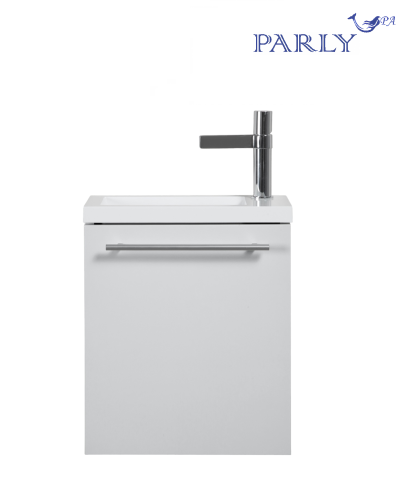 Тумба с раковиной Parly Tight-40 Tight-40 39,4х21,8х45 подвесная - фото 3