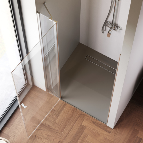 Душевая дверь Am.Pm Sunny W87G-100-1P-MT 100х190 стекло прозрачное профиль хром матовый - фото 4