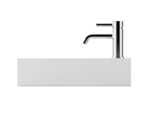 Раковина керамическая Alice Spy 34110101 45х20 подвесная цвет белый глянцевый - фото 2