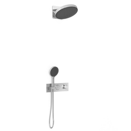 Душевая система Vincea VSFW-422TI3CH встраиваемая в стену с термостатом - фото 2