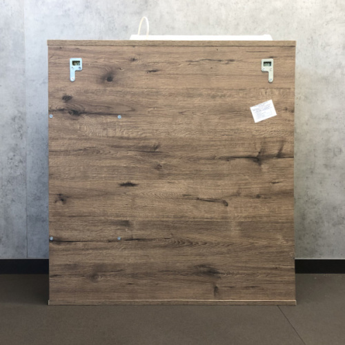 Зеркало-шкаф Comforty Марио 00-00004159CF 75х16х84 подвесной цвет дуб темный - фото 5