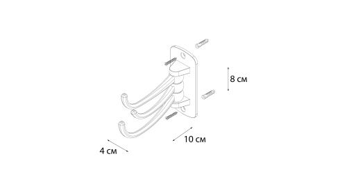 Крючок для ванной Fixsen Equipment FX-505C - фото 3
