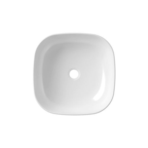 Раковина из сантехнического фарфора Lavinia Boho Bathroom Sink Slim 33311006 40х40 накладная цвет белый без отверстий под смеситель - фото 4