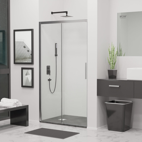 Душевая дверь RGW Leipzig 34121218-11 180х195 стекло прозрачное профиль хром глянцевый - фото 2