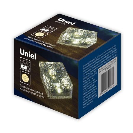 Садовый светильник на солнечной батарее Uniel USL-F-172/PT050 ICECUBE