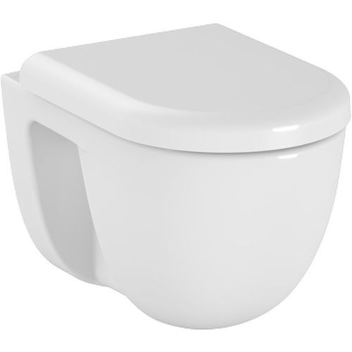 Чаша унитаза подвесная Vitra S40 7759B003-0075 цвет белый без сиденья безободковая каскадный смыв