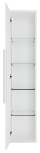 Шкаф-пенал Brevita Savoy SAV-05035-010 35х34х165 подвесной цвет белый - фото 3