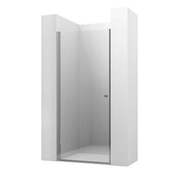 Душевая дверь Ambassador Elysium 111011111CX 100х200 стекло прозрачное профиль хром глянцевый