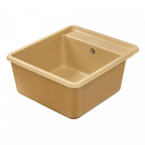 Кухонная мойка Aquaton Беллис 1A724932BS260 57х51 цвет бежевый поверхность матовая - фото 3