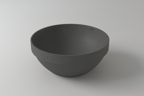 Раковина из искусственного камня Holbi CAPELLA 2.02.021.44.4 42х42 полувстраиваемая цвет серый