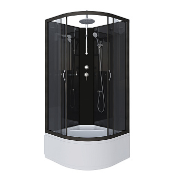 Душевая кабина Niagara Classic 65081434BKT 90х90 четверть круга без крыши ориентация универсальная