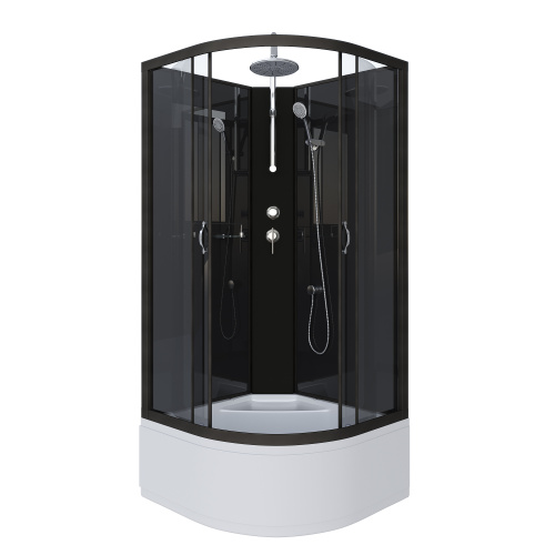Душевая кабина Niagara Classic 65081434BKT 90х90 четверть круга без крыши ориентация универсальная