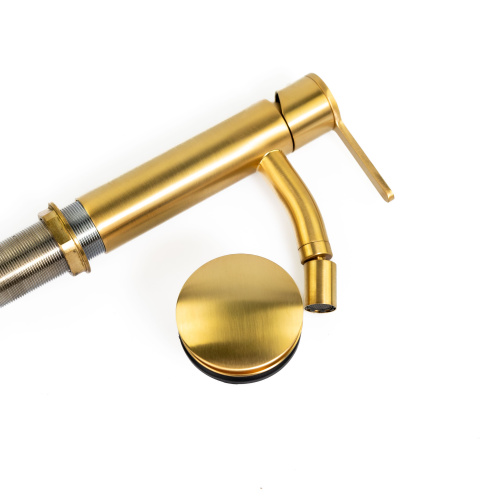 Смеситель Emmevi Filobrass 85004/ORS на биде золото брашированное - фото 5