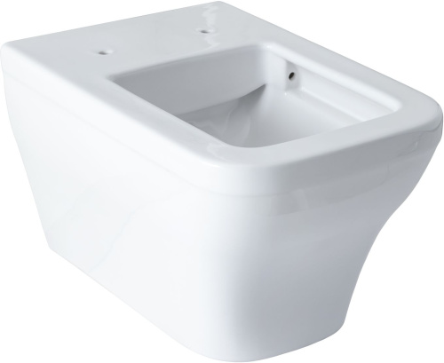 Чаша унитаза подвесная Allen Brau Infinity 4.21011.20 цвет белый без сиденья безободковая каскадный смыв - фото 3
