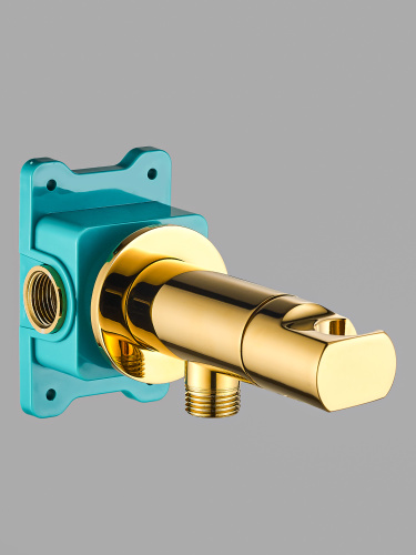 Гигиенический душ со смесителем ALMAes Agata AL-877-08 золото - фото 2